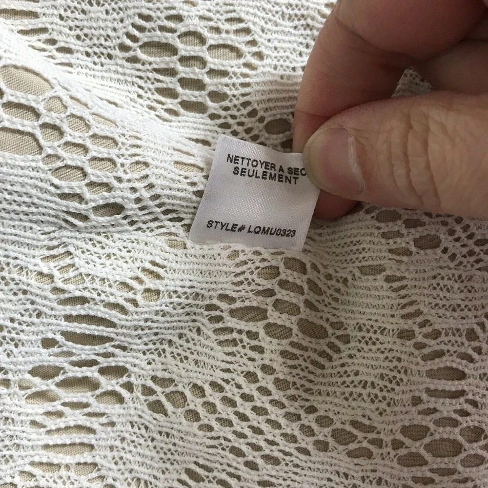 Laundry by Shelli Segal Linen Crop Jacket Small - Picture 6 of 6